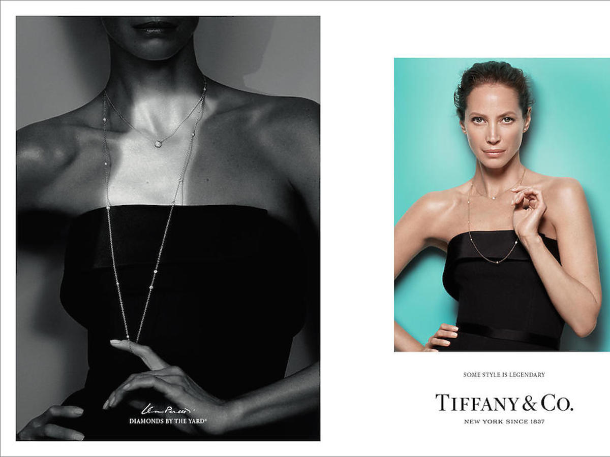 Christy Turlington w kampanii Tiffany & Co.