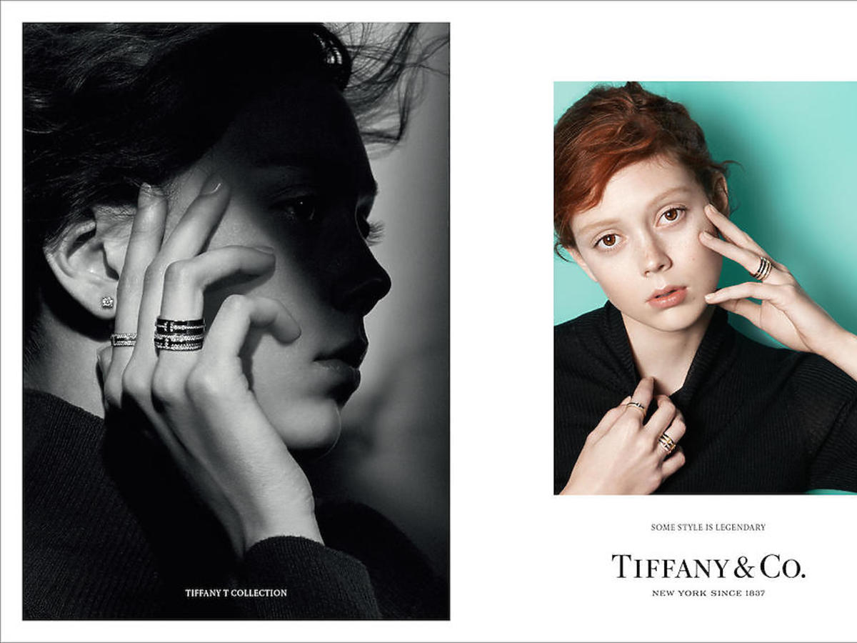 Natalie Westling w kampanii Tiffany & Co.
