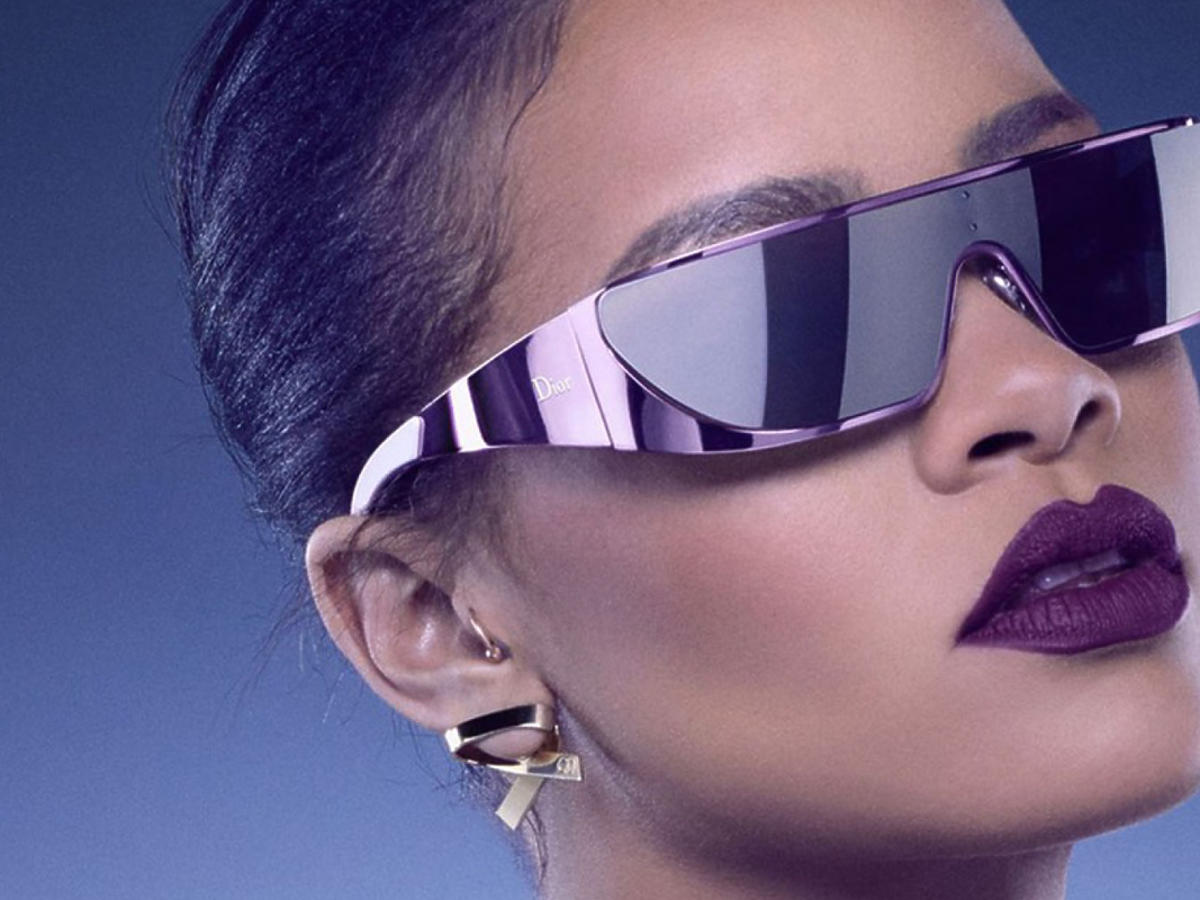 Okulary przeciwsłoneczne Rihanny dla Diora