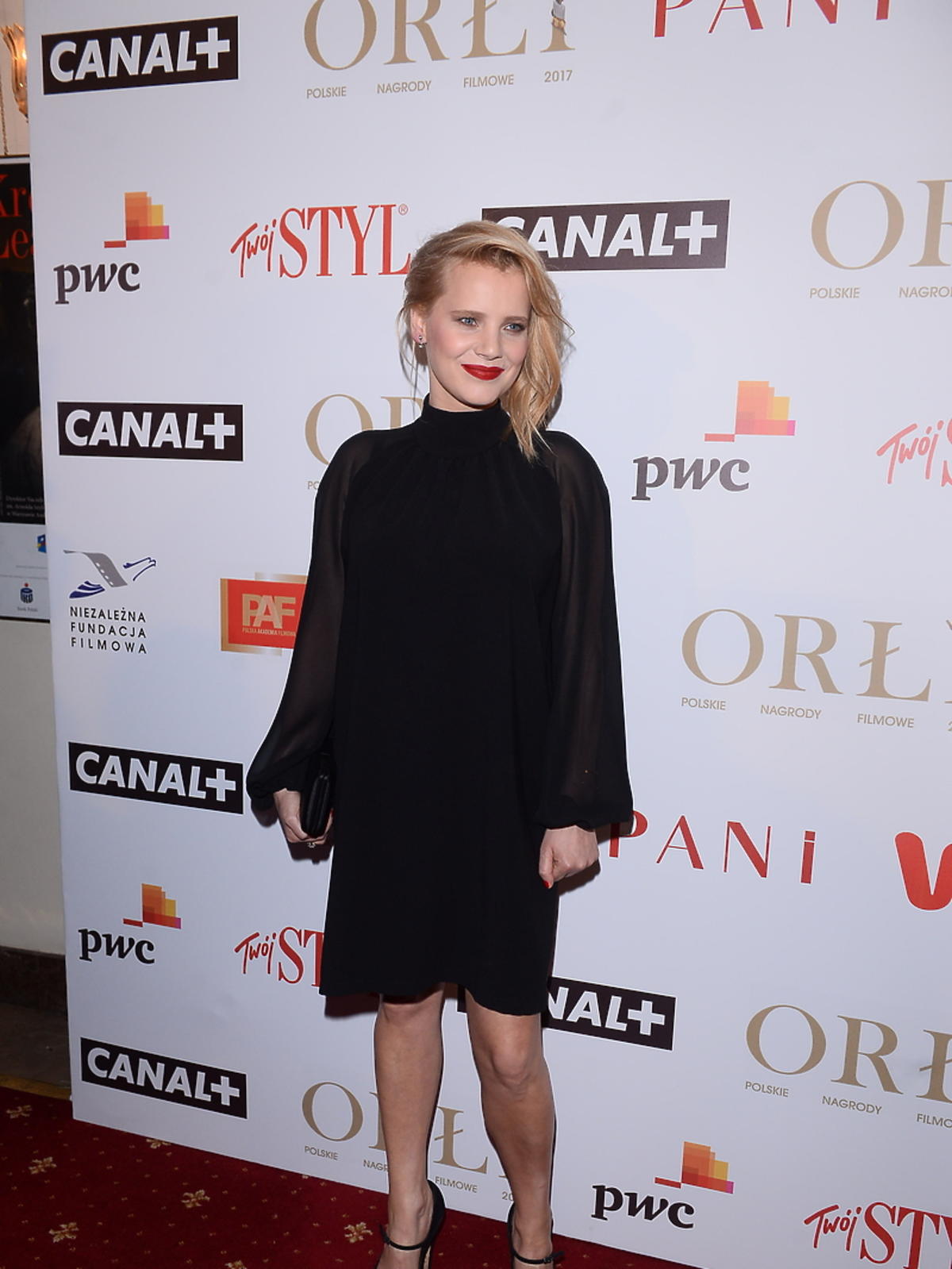 Joanna Kulig na rozdaniu Orłów 2017