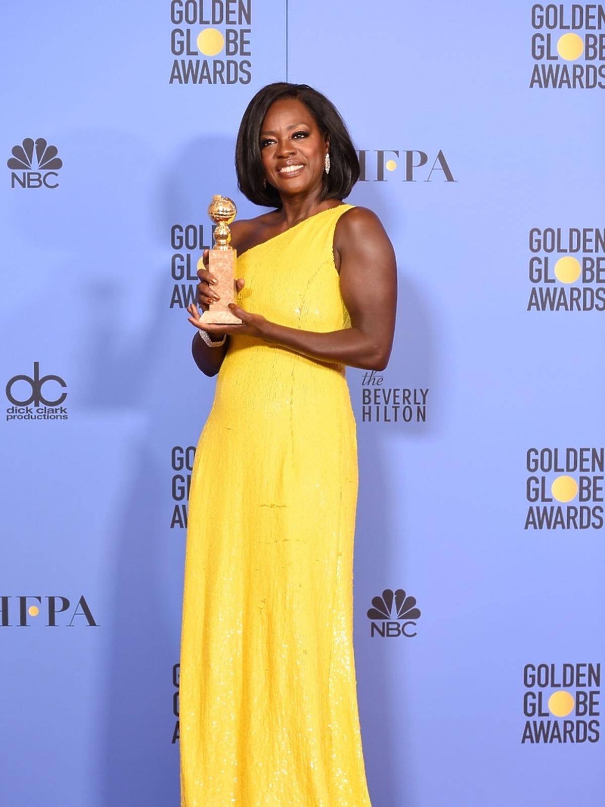 Viola Davis podczas 74. ceremonii wręczenia Złotych Globów