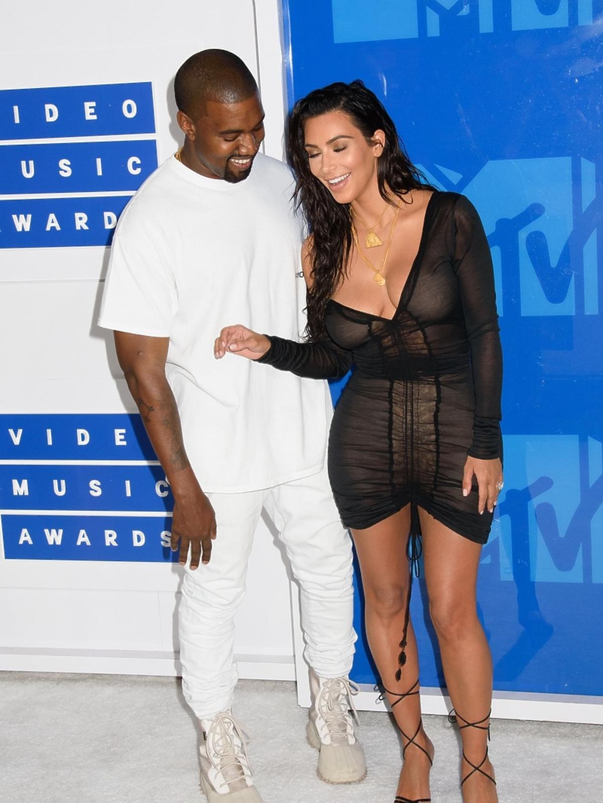 Gala MTV Video Music Awards 2016 Kim Kardashian i Kanye West