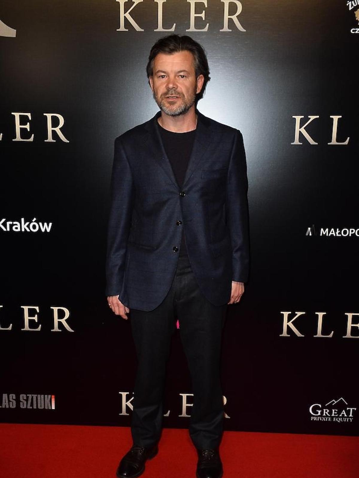 Jacek Braciak na premierze filmu Kler