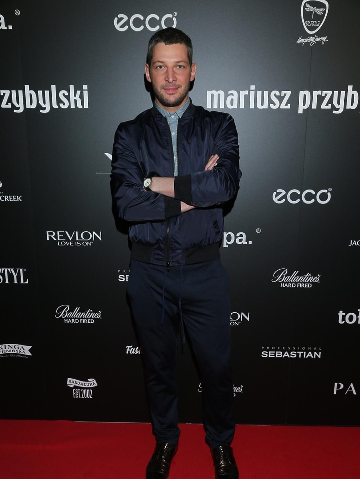 Leszek Stanek na pokazie Przybylskiego