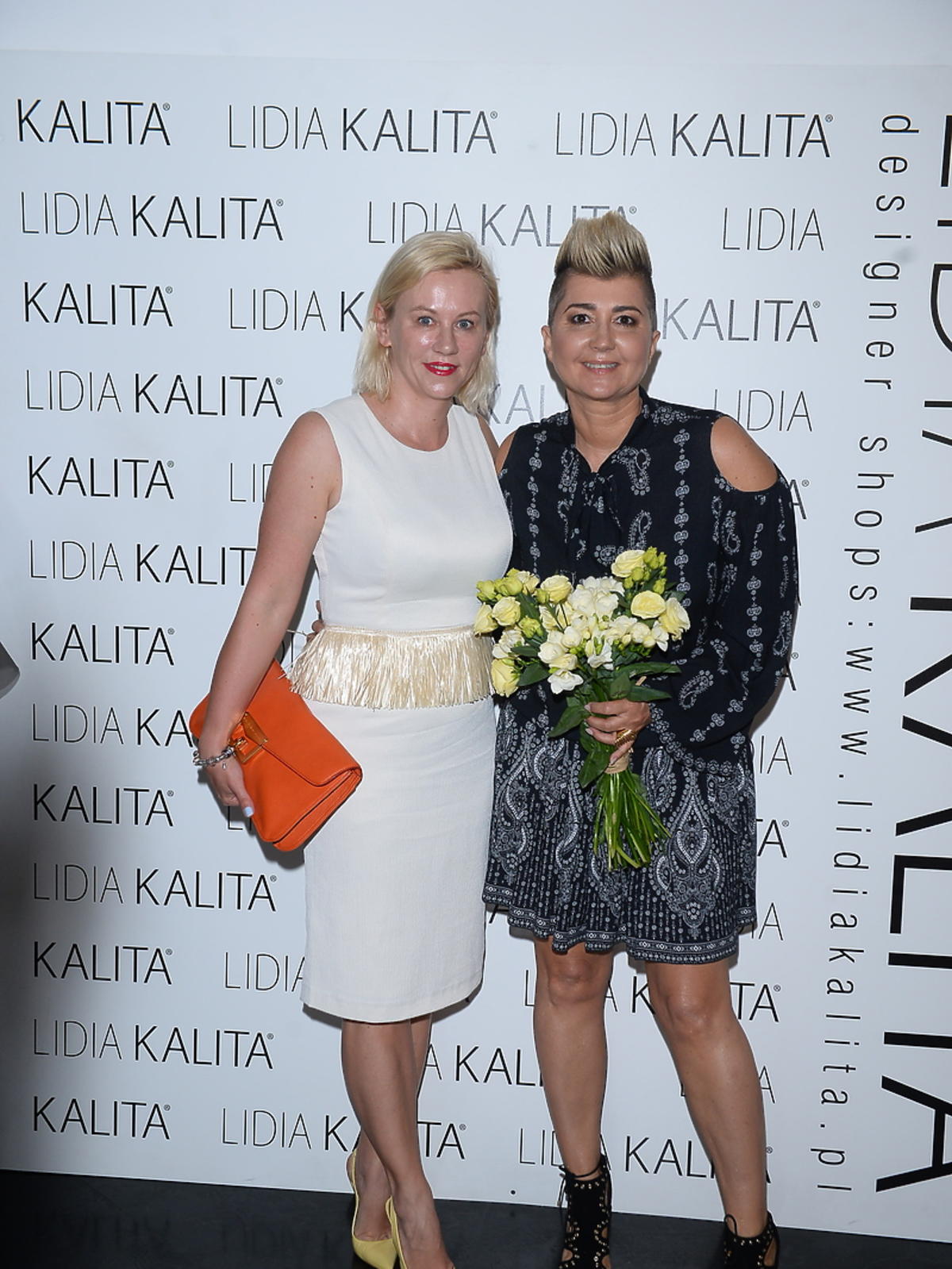 Aneta Wikariak i Lidia Kalita na premierze najnowszej kolekcji Lidii Kality na sezon jesień-zima 2016/2017