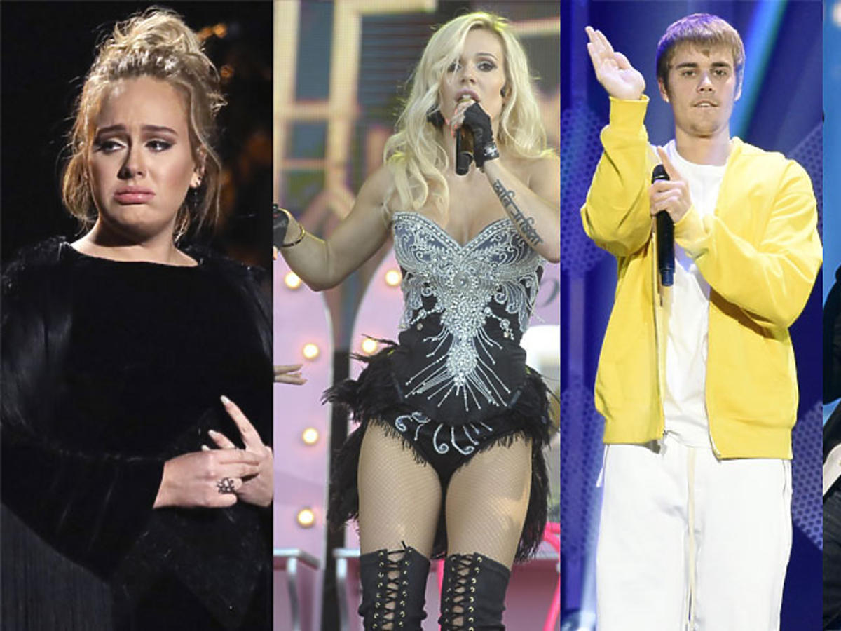 Adele, Doda, Justin Bieber, Enrique Iglesias - wpadki podczas występów na żywo