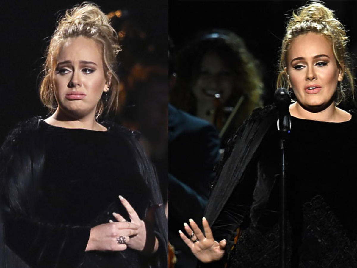 Adele na Grammy 2017 - przerwała występ
