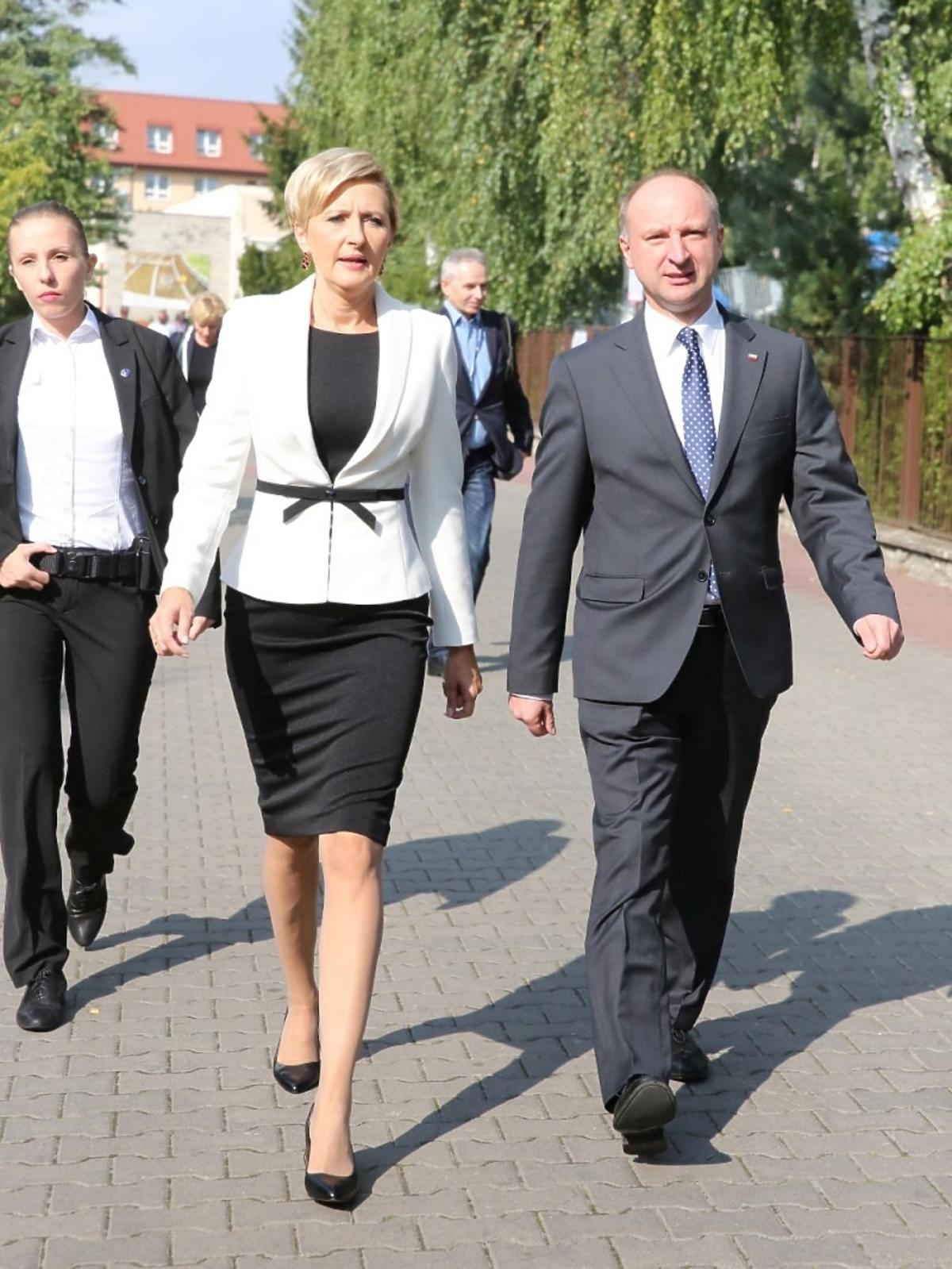 Agata Duda na dożynkach w Spale