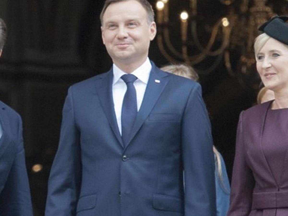 Agata Duda z mężem Andrzejem Dudą w Londynie