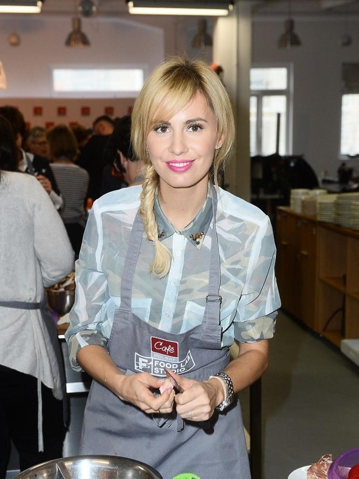 Agnieszka Hyży na konferencji Polsat Cafe