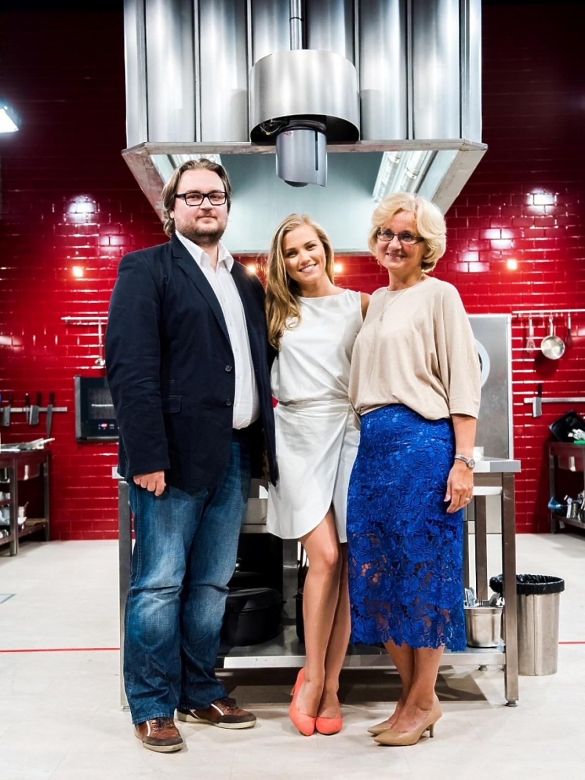 Agnieszka Kaczorowska z rodziną w Hell's Kitchen