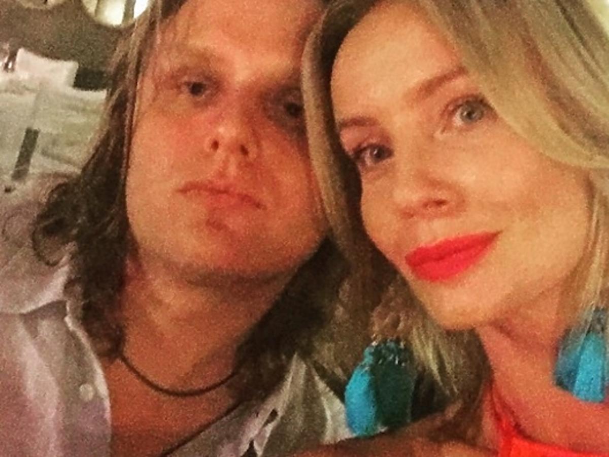 Agnieszka Szulim i Piotr Woźniak-Starak na imprezie