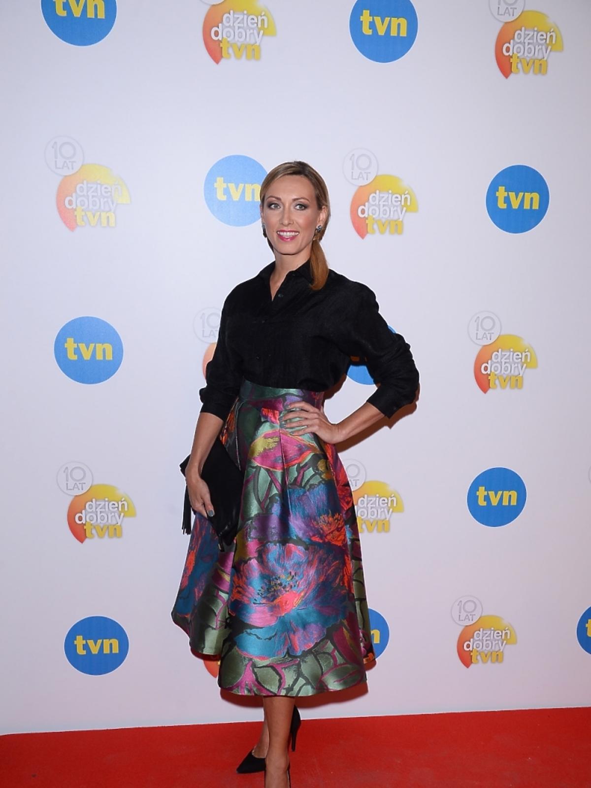 Anna Kalczyńska na urodzinach Dzień Dobry TVN