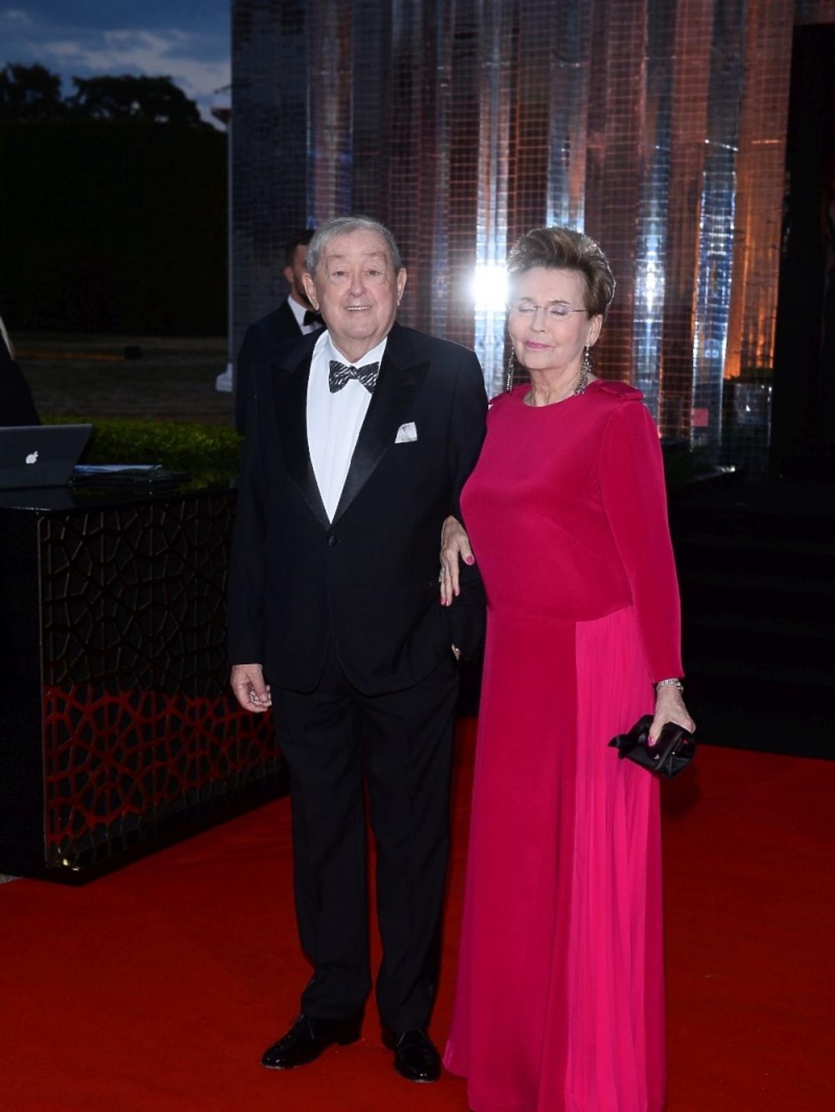 Bożena Walter z mężem na balu fundacji