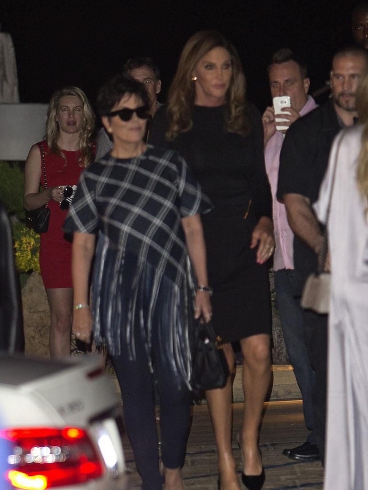 Caitlyn i Kris Jenner na urodzinach Kylie Jenner
