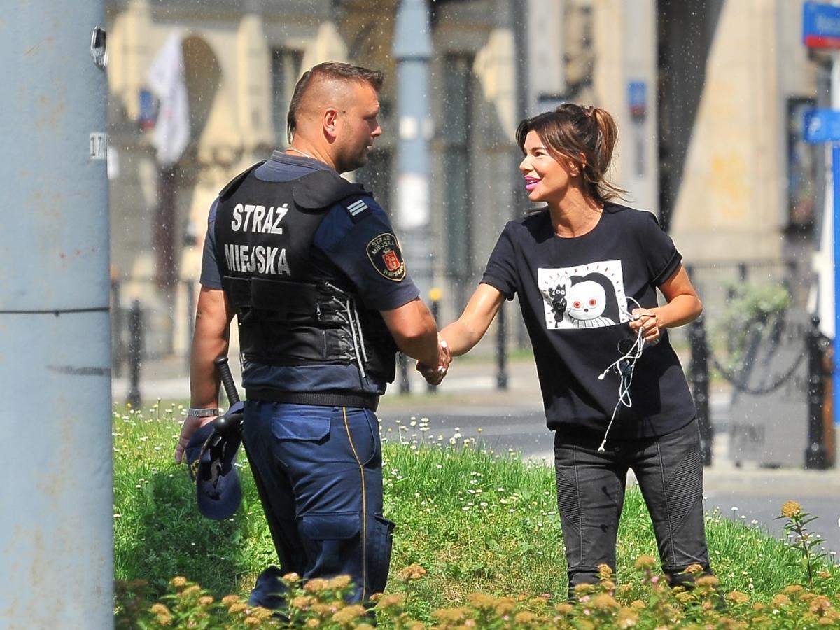 Edyta Edyta Górniak została zatrzymana przez straż miejską