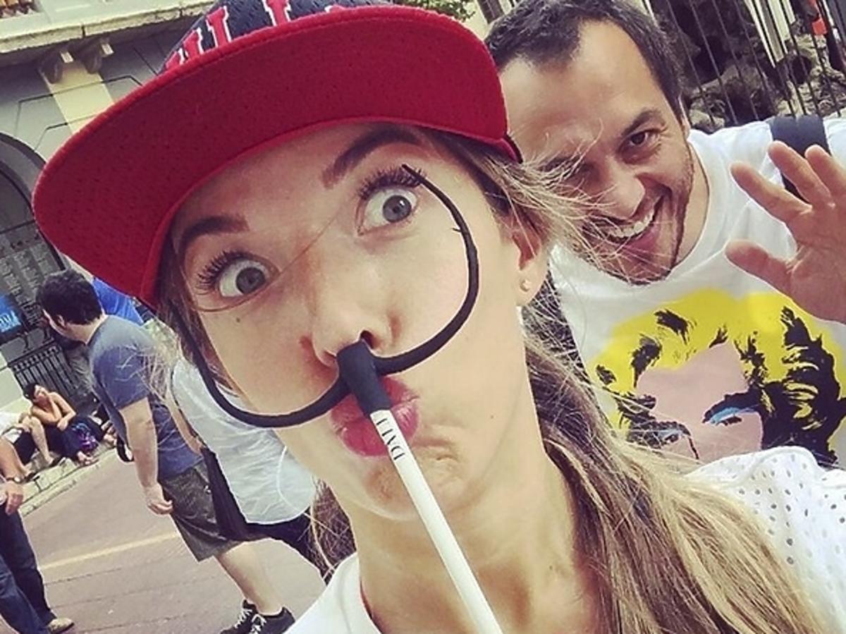 Ewa Chodakowska i Lefteris Kavoukis w Barcelonie zdjęcia