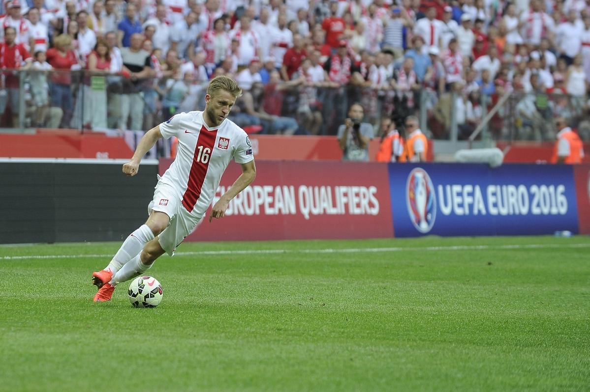 Jakub Błaszczykowski na meczu Polska-Gruzja