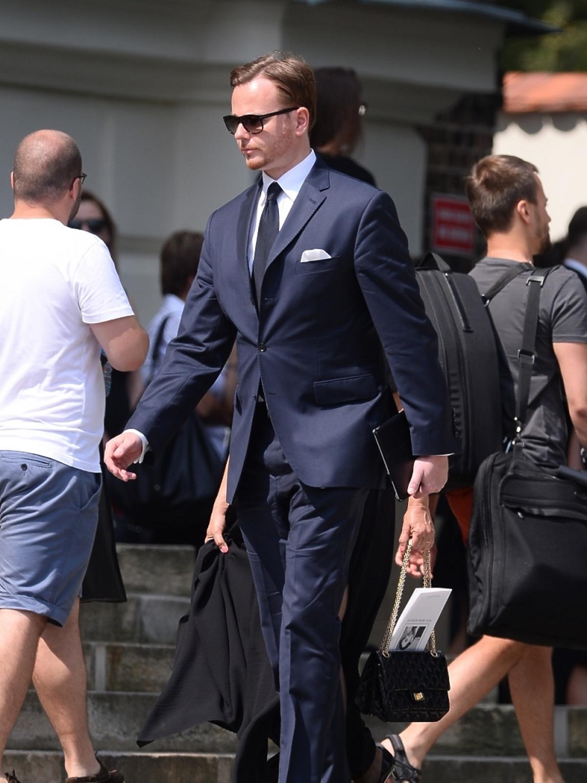 Jan Lubomirski na pogrzebie Jana Kulczyka