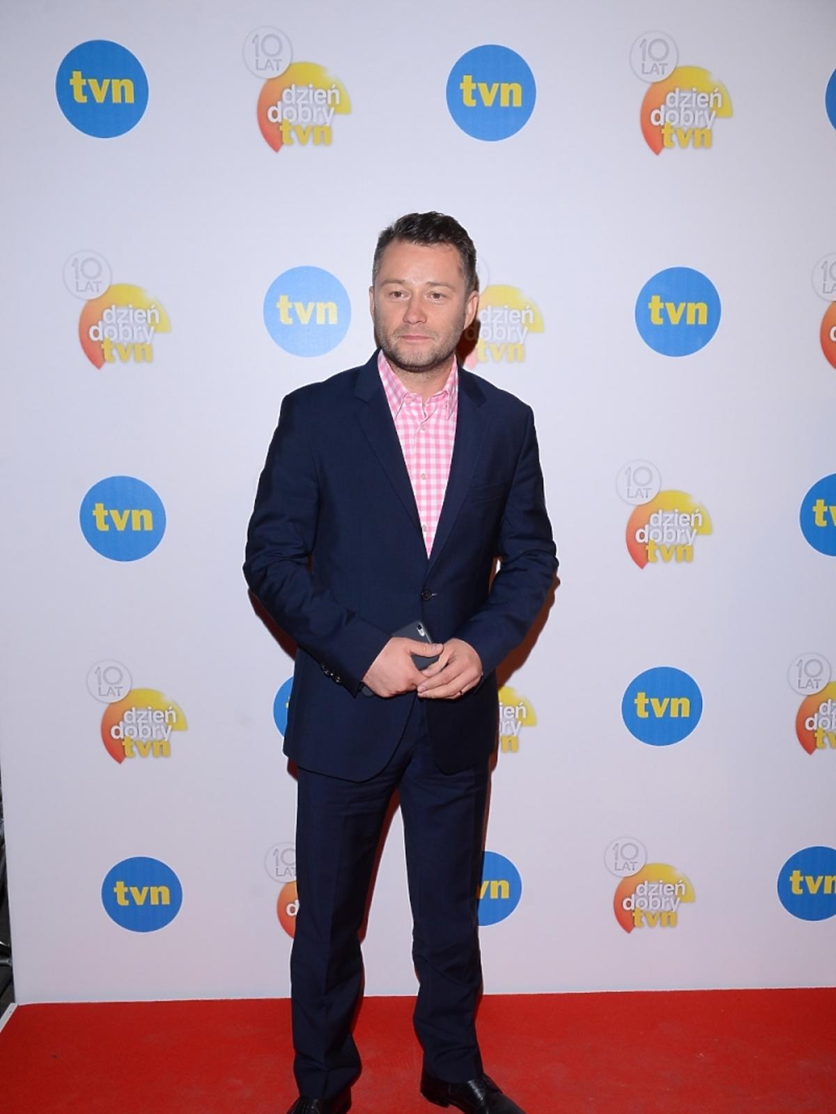 Jarosław Kuźniar na urodzinach Dzień Dobry TVN