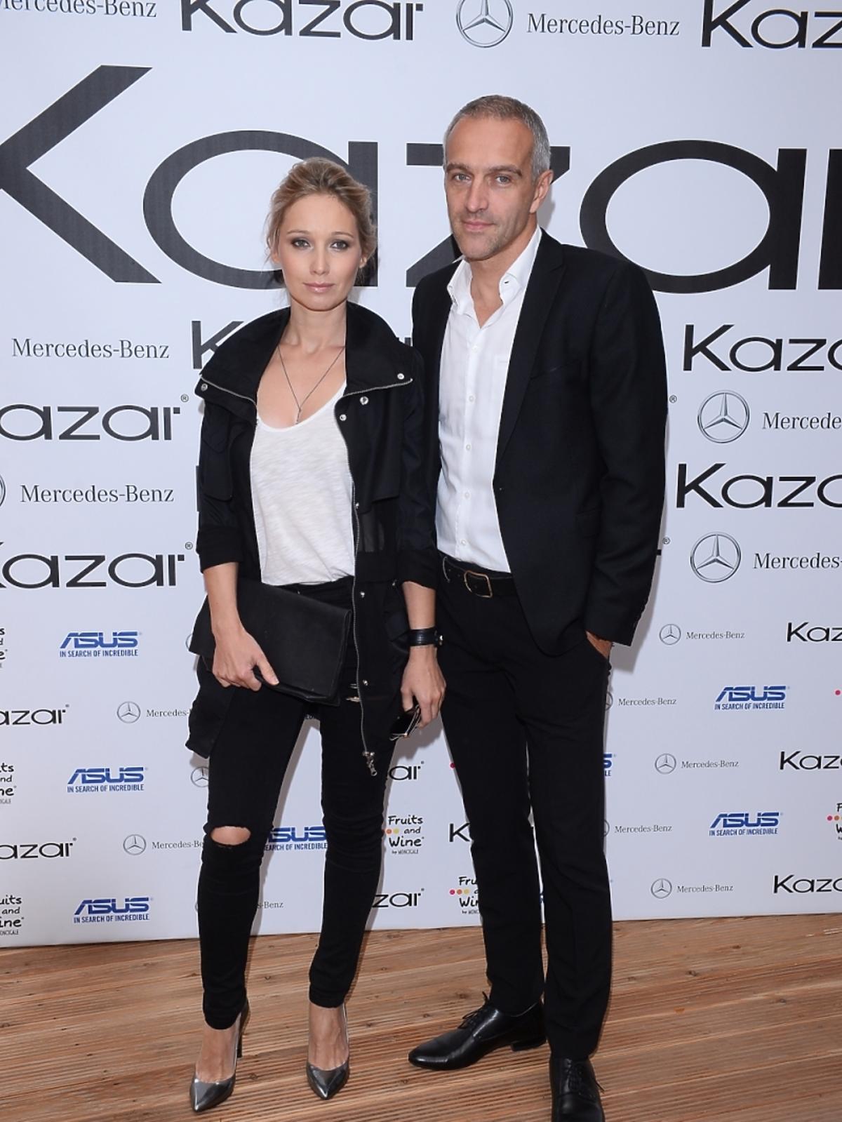 Joanna Orleańska z mężem na pokazie kolekcji marki Kazar