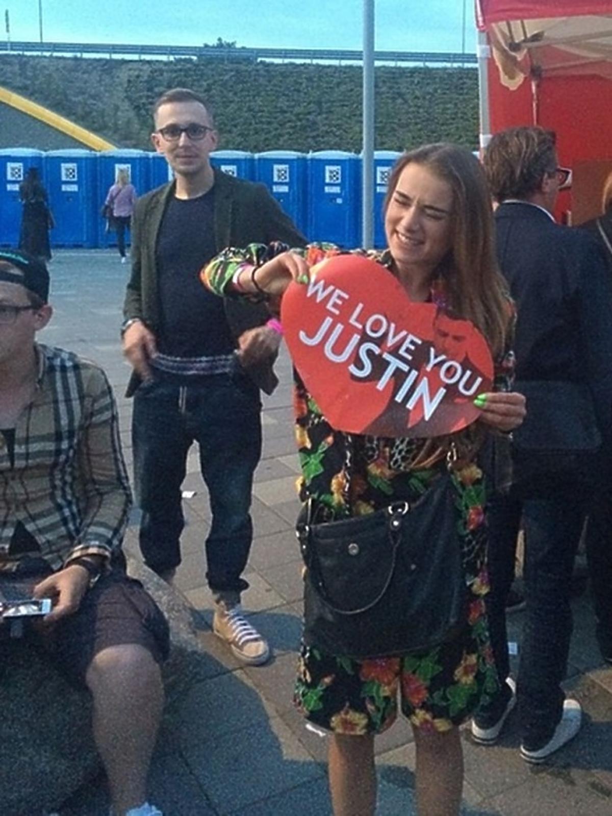 Julia Kuczyńska Maffashion na koncercie Justina Timberlake'a w Gdańsku