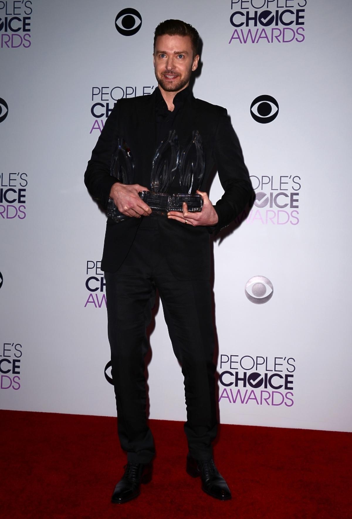 Justin Timberlake na People's Choice Awards 2013