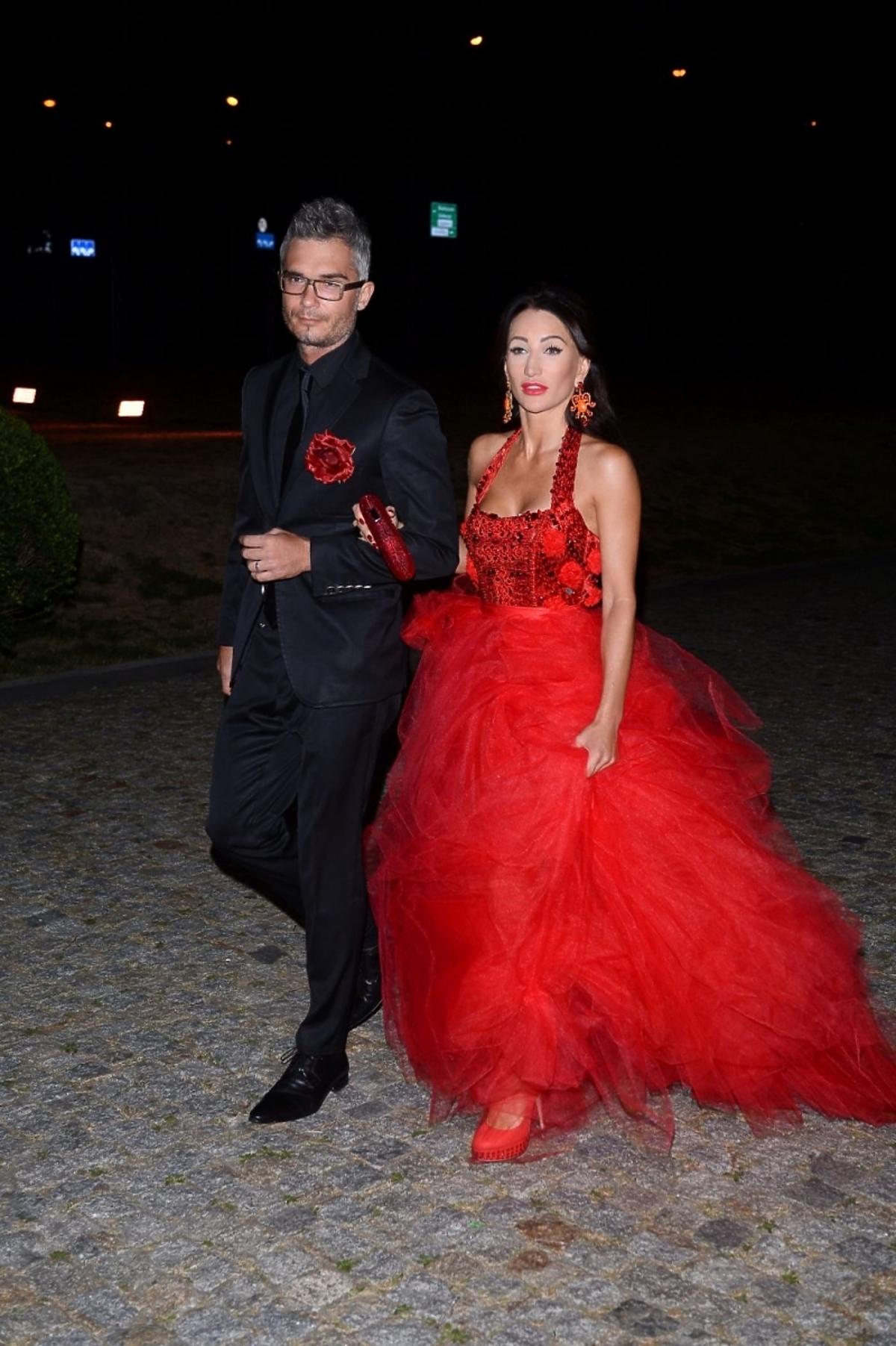 Justyna Steczkowska i Maciej Myszkowski na balu fundacji