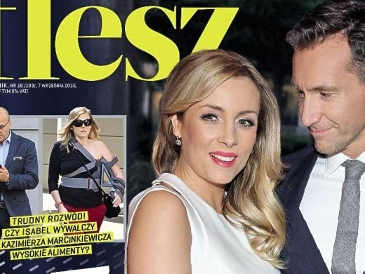 Karolina Ferenstein-Kraśko i Piotr Kraśko na okładce Flesza