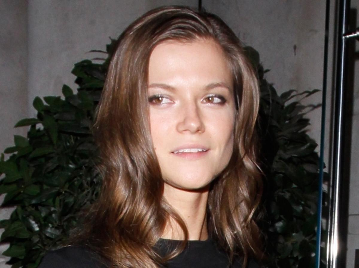 Kasia Struss po pokazie Victoria's Secret w Londynie
