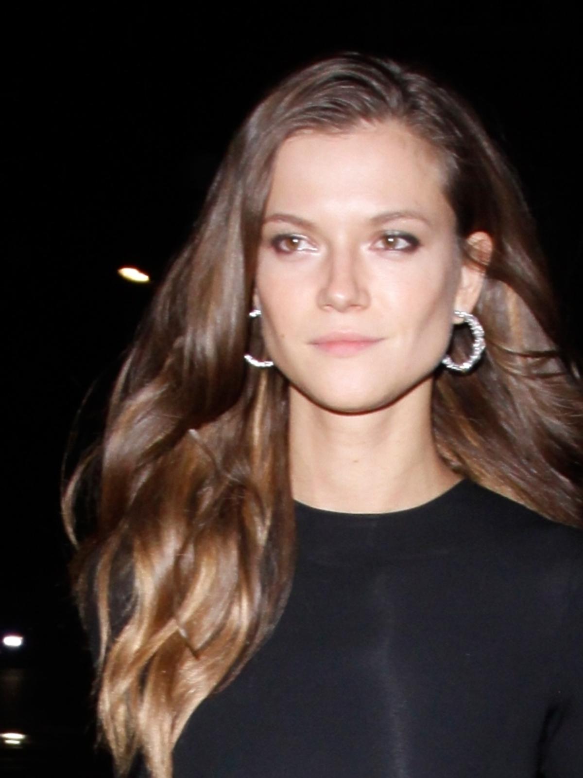 Kasia Struss po pokazie Victoria's Secret w Londynie