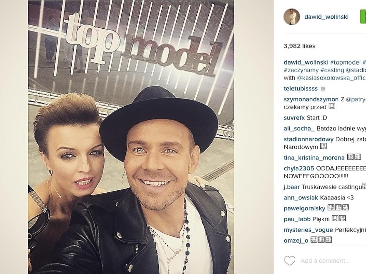Katarzyna Sokołowska, Dawid Woliński, casting do piątej edycji Top Model