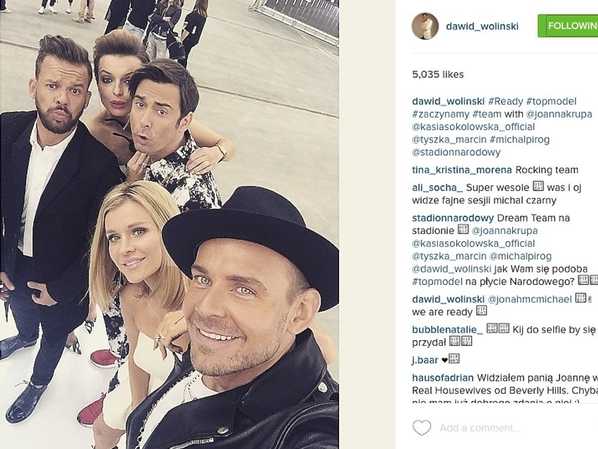 Katarzyna Sokołowska, Marcin Tyszka, Joanna Krupa, Dawid Woliński, Michał Piróg, casting do piątej edycji Top Model
