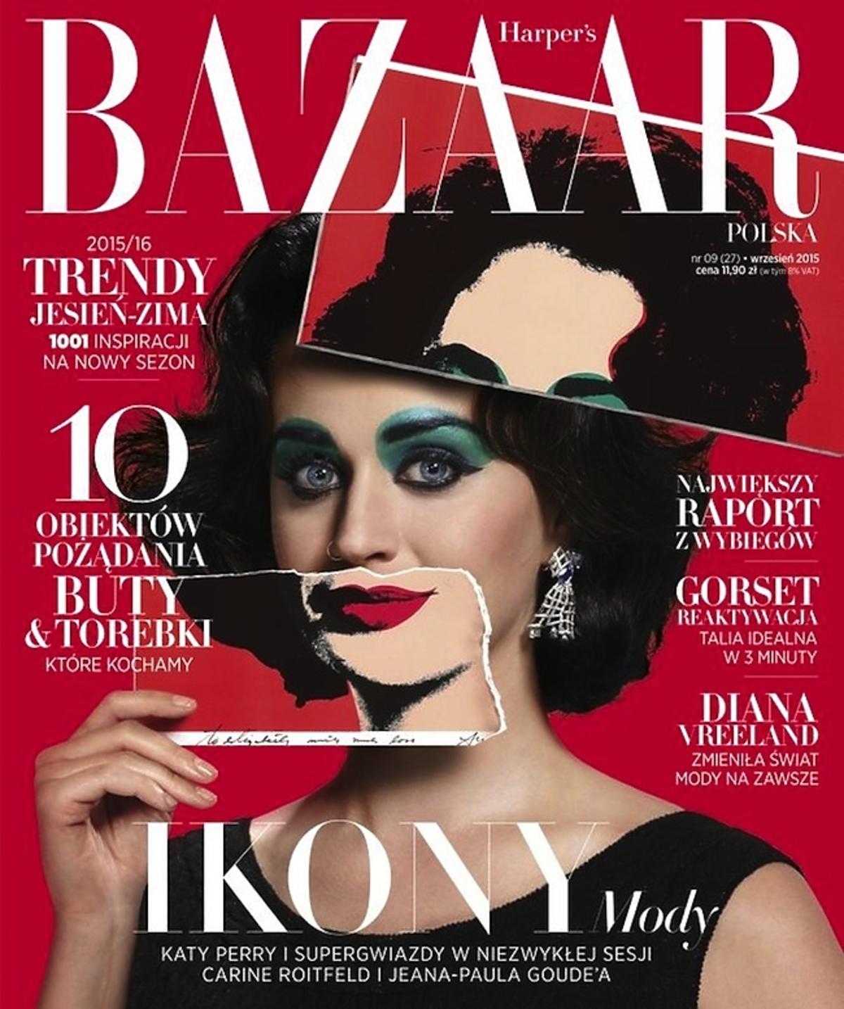 Katy Perry na okładce Harper's Bazaar