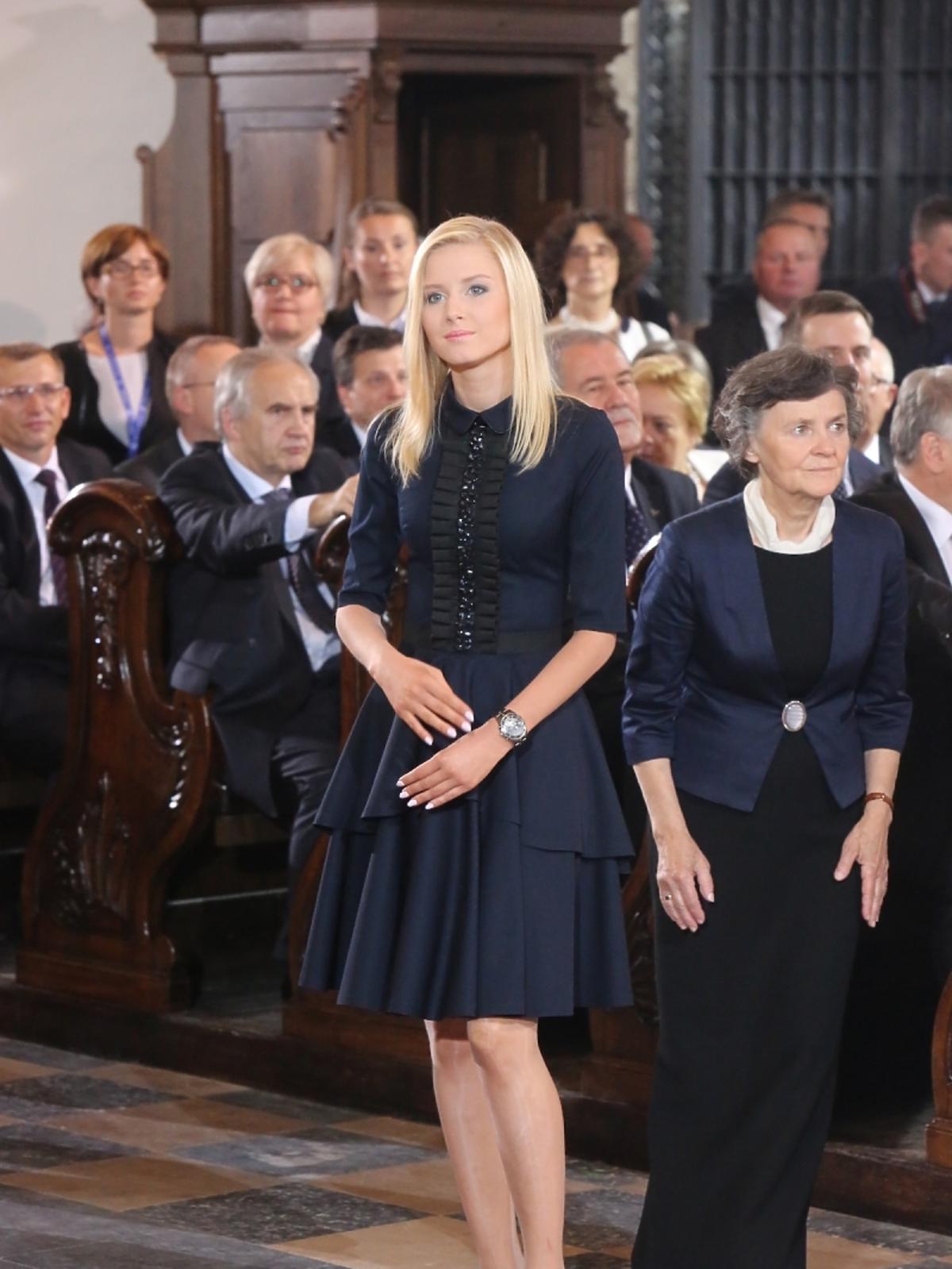 Kinga Duda na zaprzysiężeniu prezydenta Andrzeja Dudy