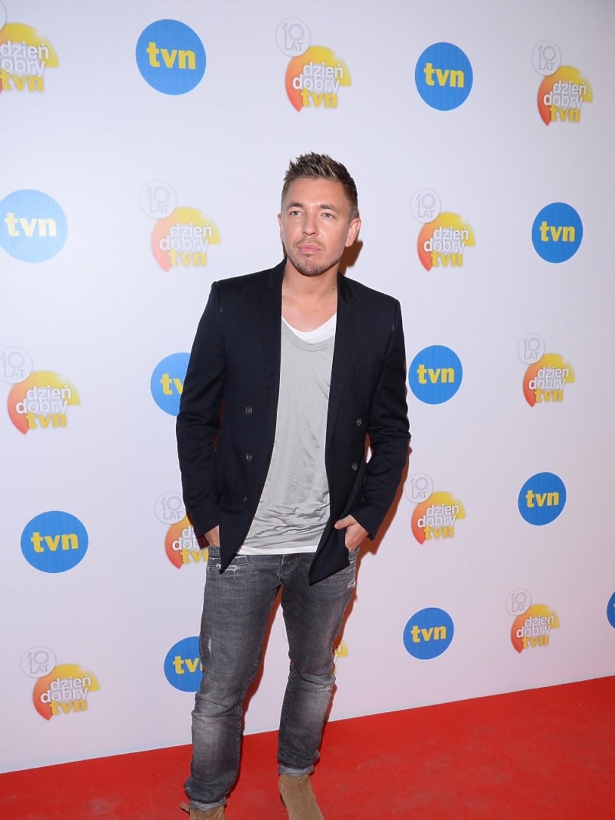 Łukasz Jemioł na urodzinach Dzień Dobry TVN