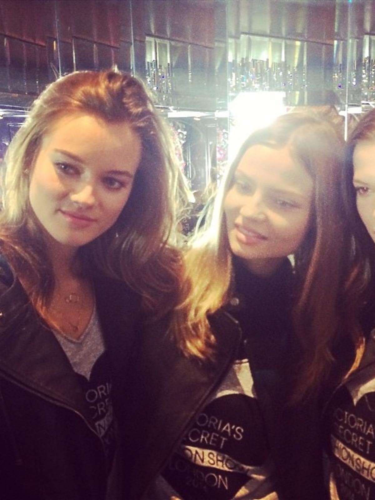 Magda Frąckowiak, Kasia Struss i Monika Jac Jagaciak na pokazie Victoria's Secret