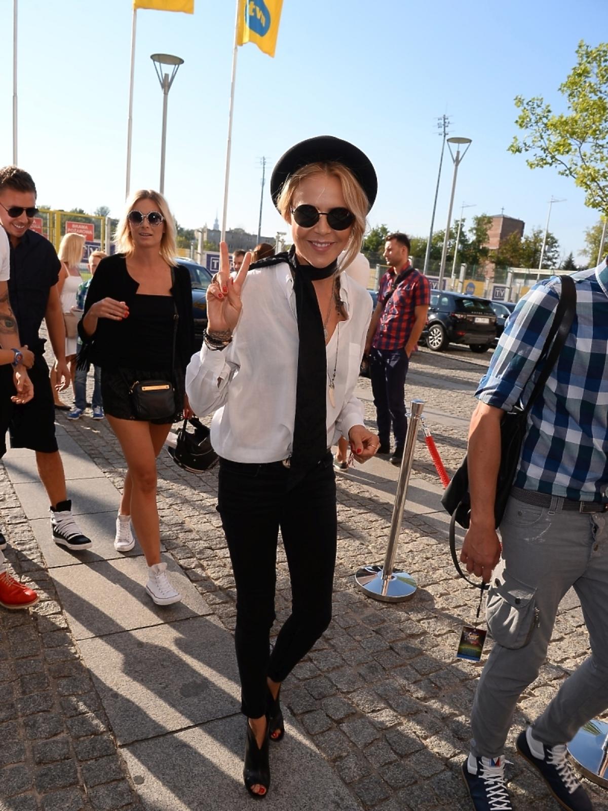 Maja Sablewska mecz Gwiazdy TVP kontra Gwiazdy TVN 2015