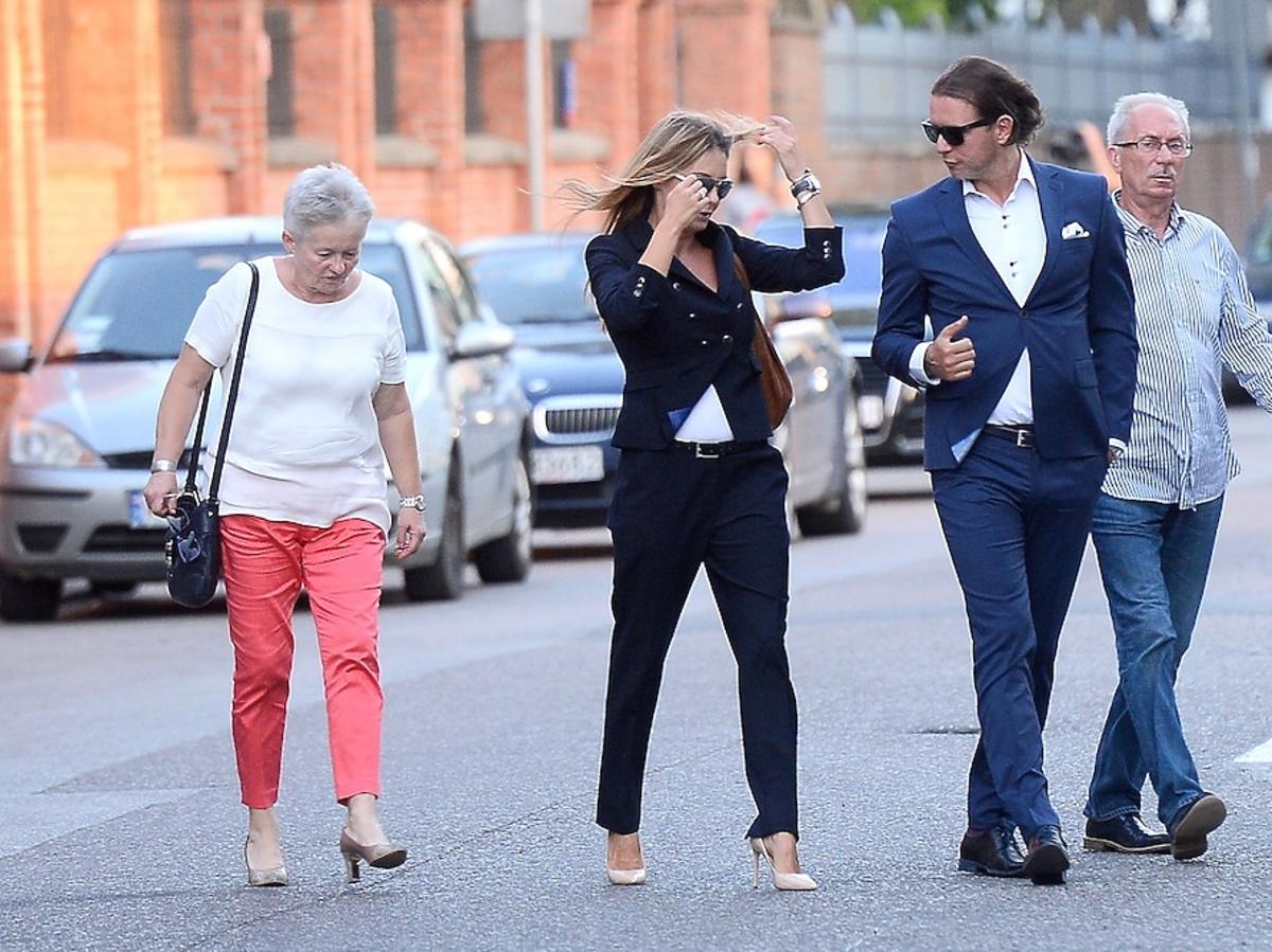 Małgorzata Rozenek i Radosław Majdan na premierze książki Wiktora Krajewskiego