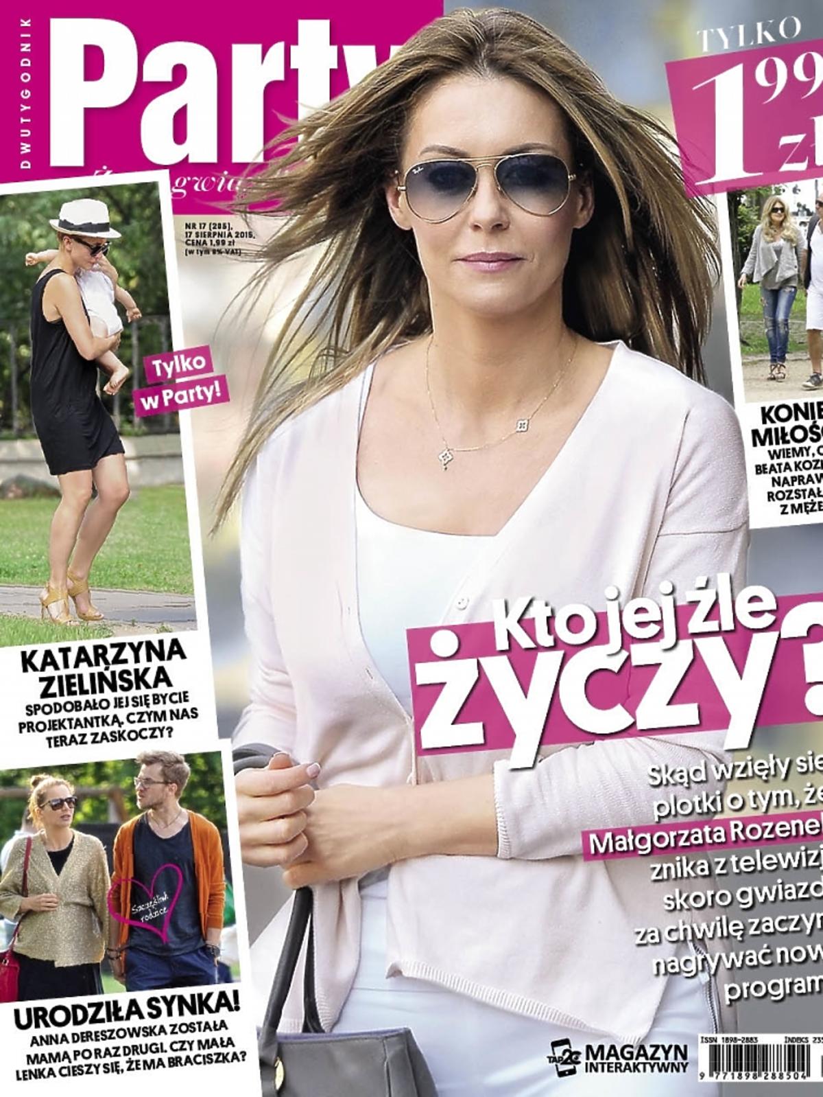 Małgorzata Rozenek na okładce Party