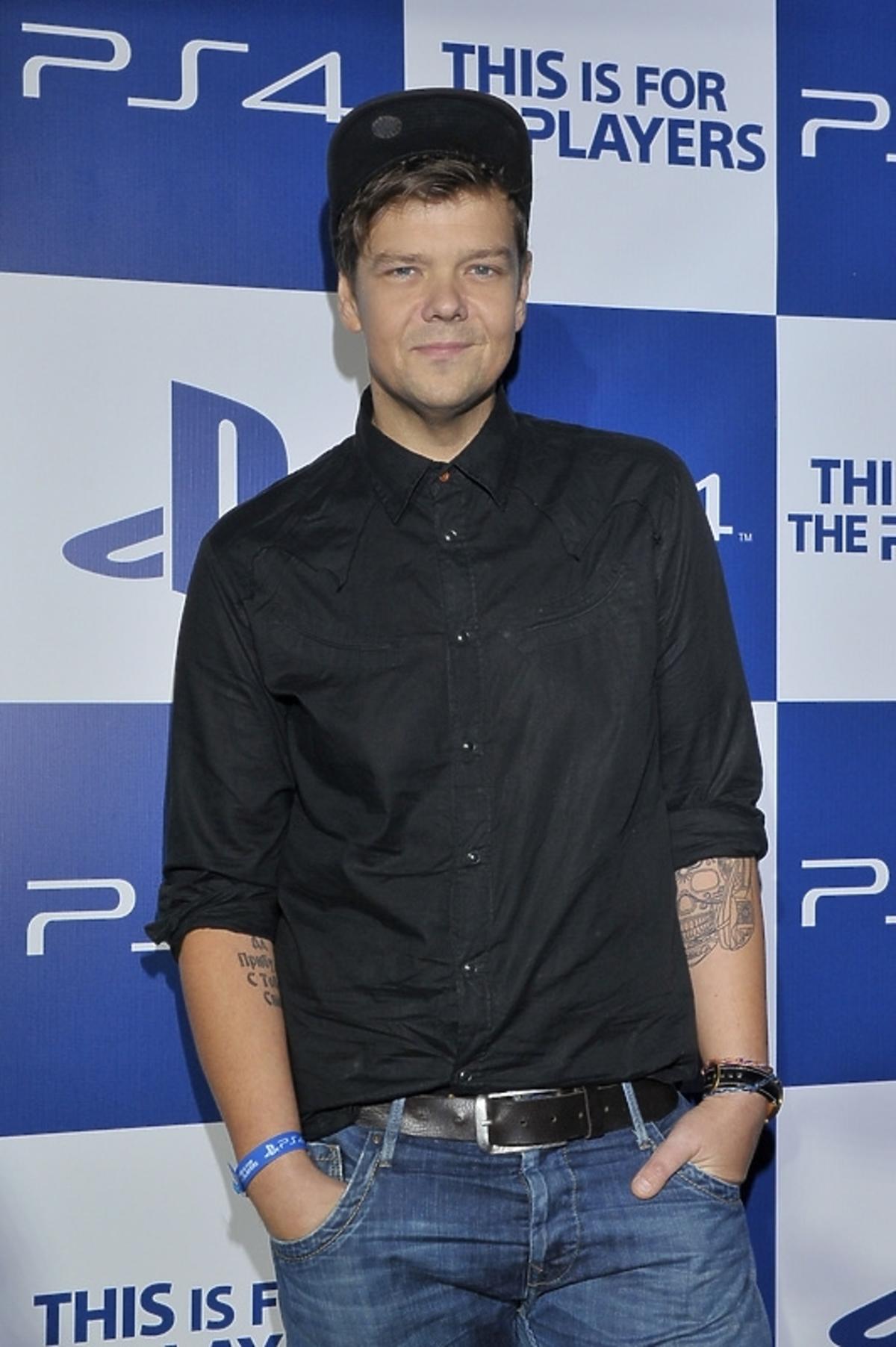 Michał Figurski na premierze Playstation 4