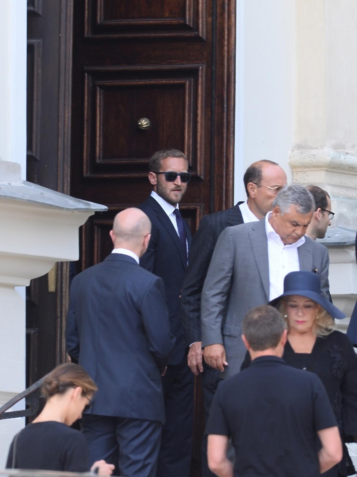 Michał Niemczycki na pogrzebie Jana Kulczyka