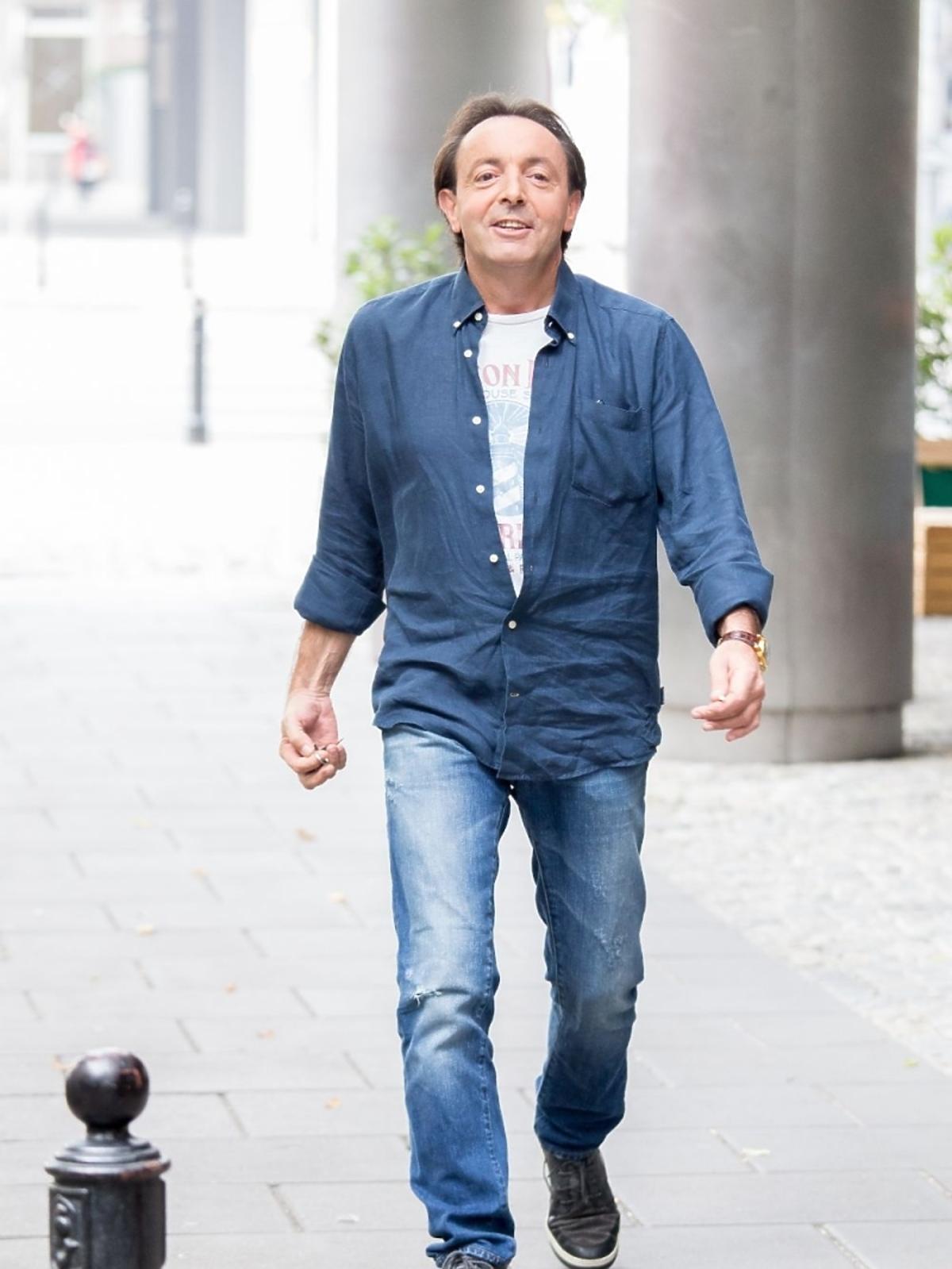 Michel Moran pod studiem Dzień Dobry TVN