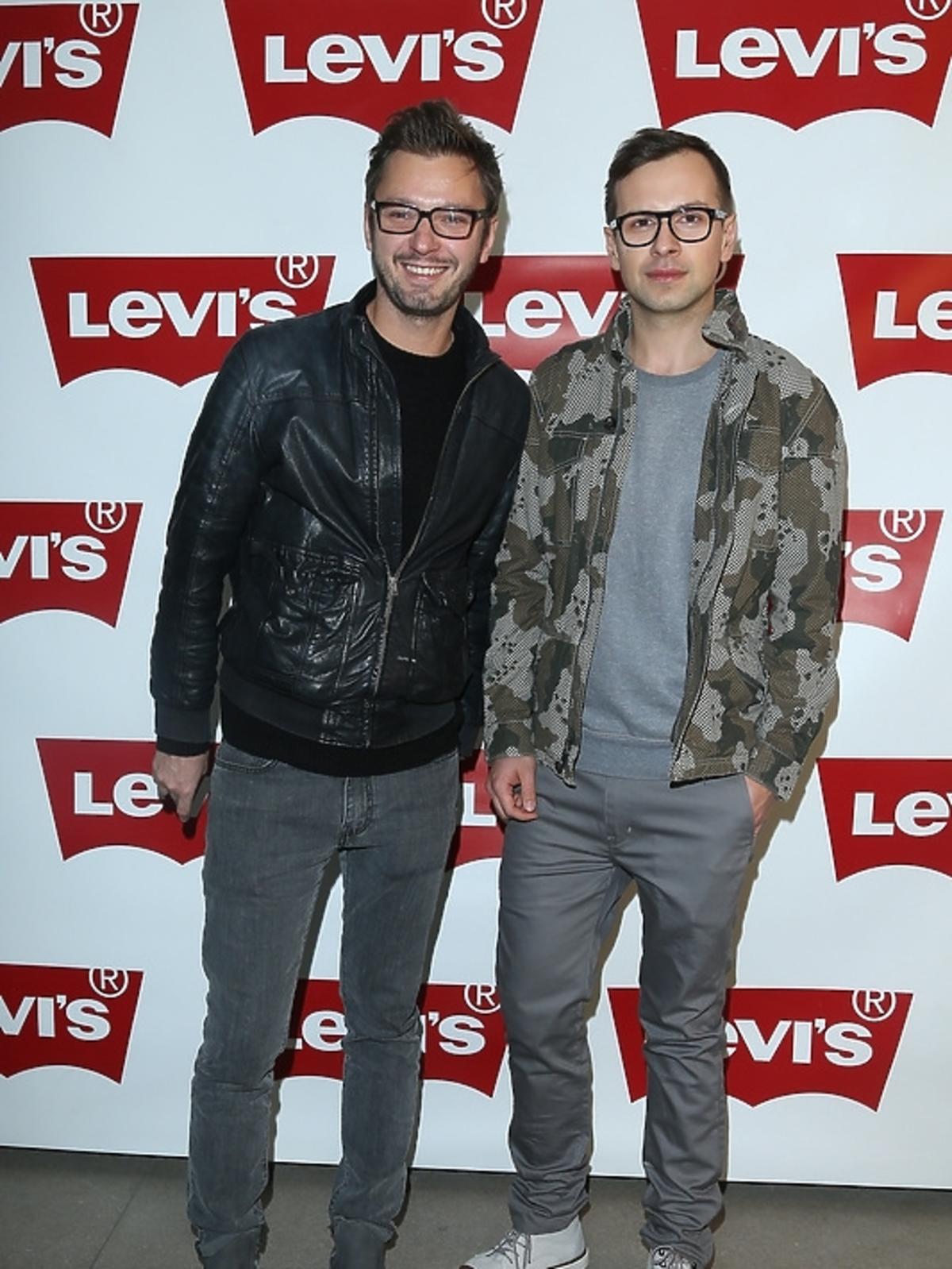 Mikołaj Komar i Szymon Machnikowski na pokazie Levi's wiosna/lato 2014