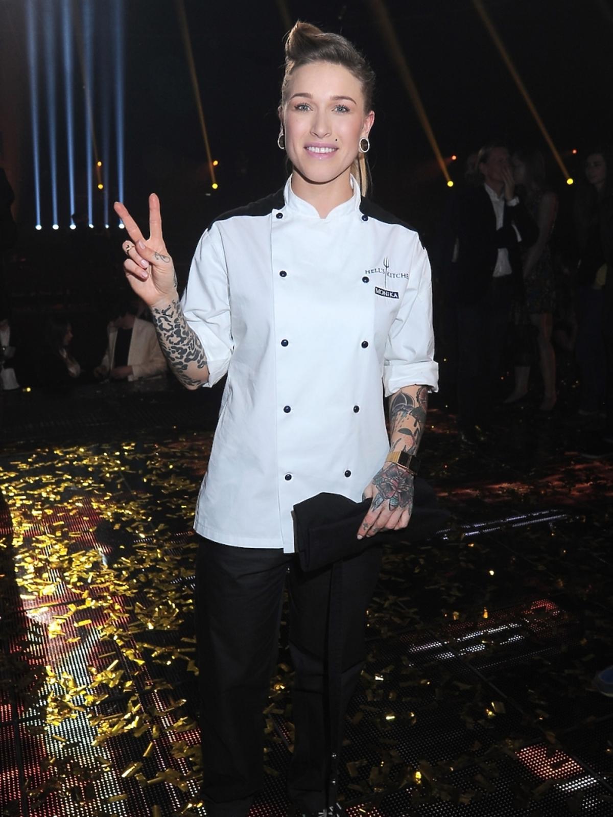 Monika Dąbrowska w finale drugiej edycji Hell's Kitchen