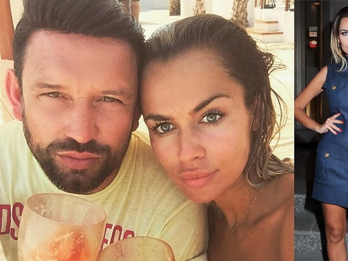 Natalia Siwiec w kostiumie z mężem na plaży i na otwarciu resturacji w dżinsowej sukience