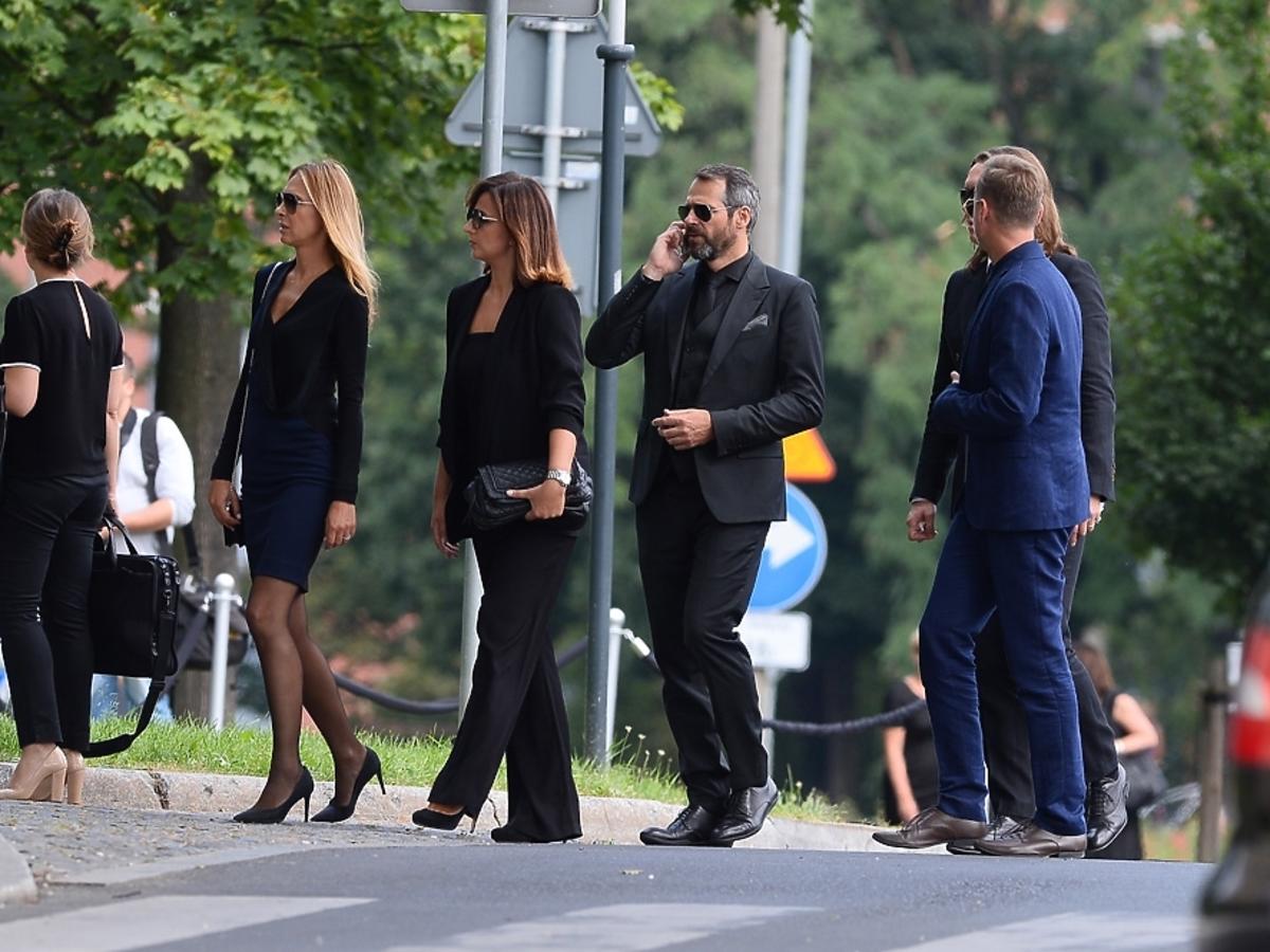 Paweł Deląg na pogrzebie Jana Kulczyka