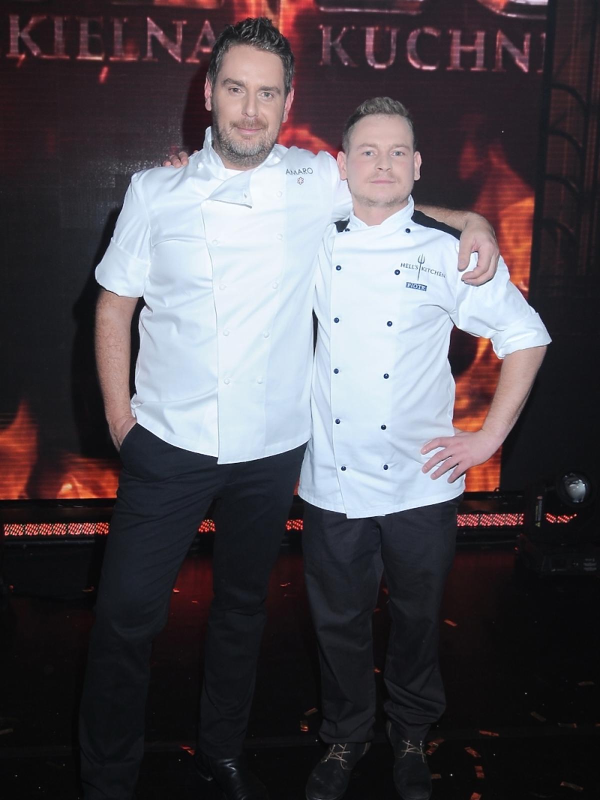 Piotr Ogiński i Monika Dąbrowska w finale drugiej edycji Hell's Kitchen