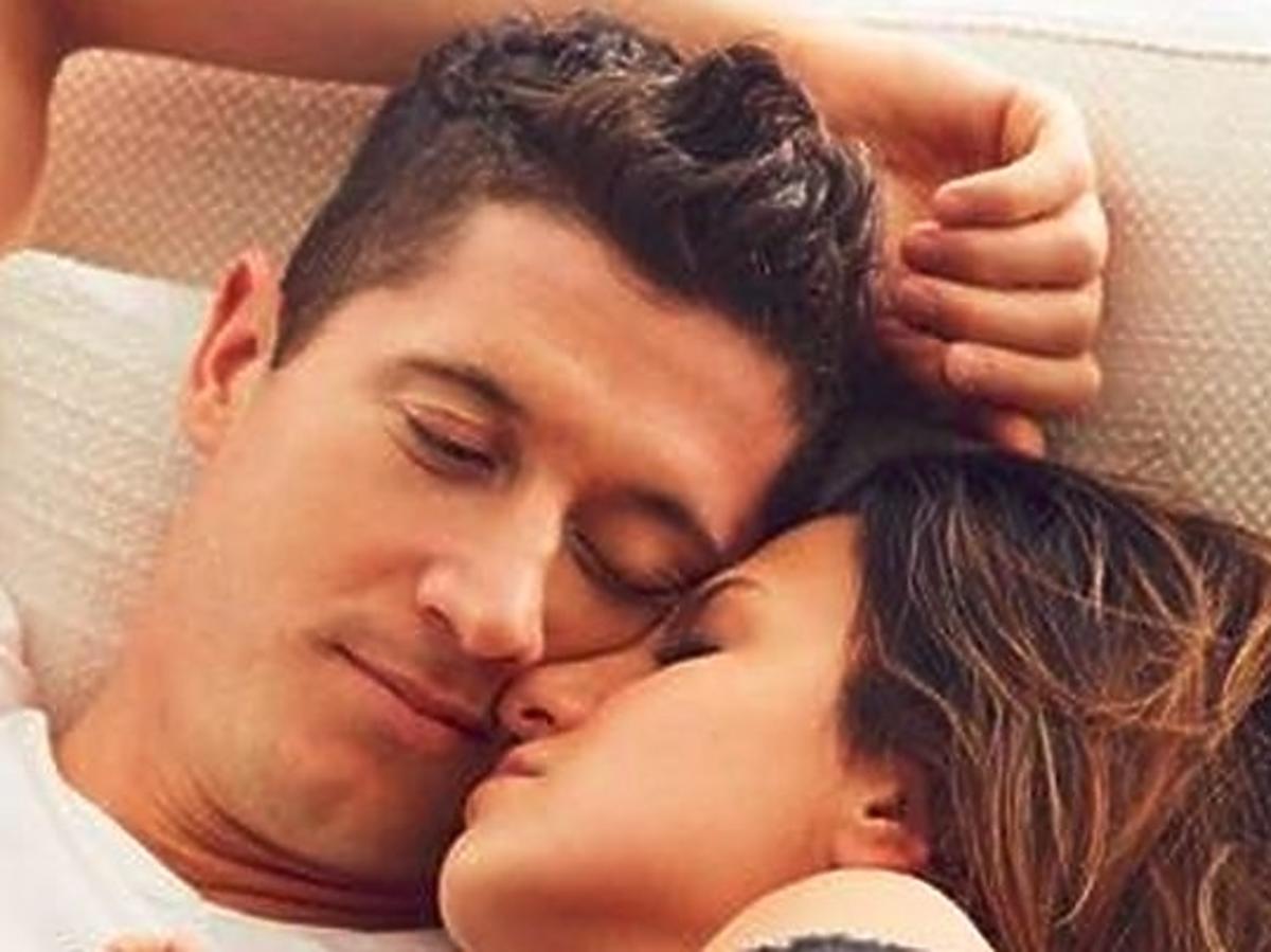 Prywatne zdjęcie Anny Lewandowskiej i Robert Lewandowskiego