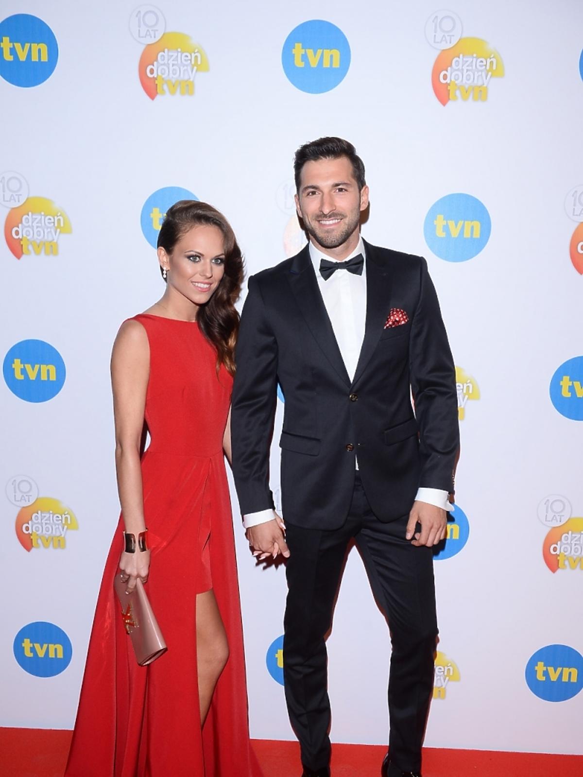 Rafał Maślak z dziewczyną na urodzinach Dzień Dobry TVN